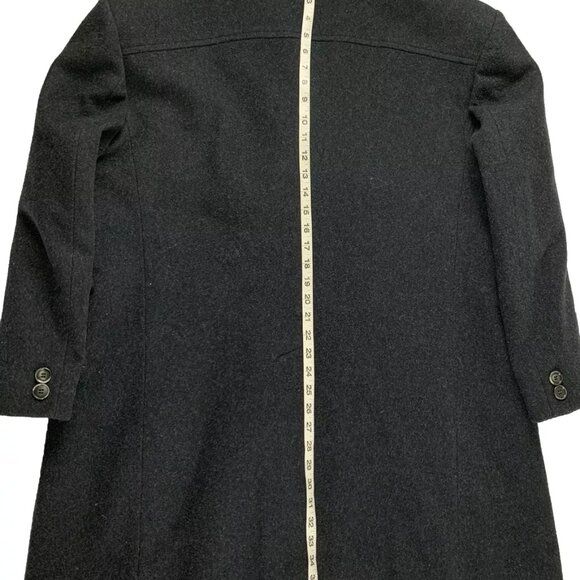 Vintage Virany Mens 100% Wool Long Pea Coat Overcoat Trench Mens Size 46 Hungary - Picture 2 of 11
